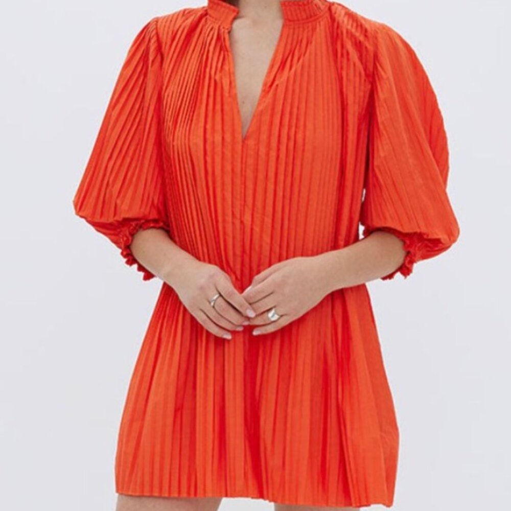 SOVERE Mini Pleated Smock Dress – Jaffa